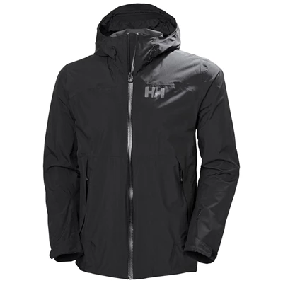 Pánské Turistické Bundy Helly Hansen Verglas 2l Ripstop Černé | FTPGK-2840