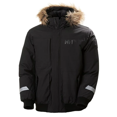 Pánské Zimní Bundy Helly Hansen Barents Bomber Černé | QURCM-7690