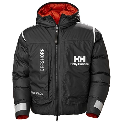 Pánské Zimní Bundy Helly Hansen Hh Arc Reversible Puffer Černé | BTAYI-8420