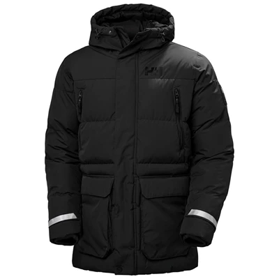 Pánské Zimní Bundy Helly Hansen Reine Puffy Černé | MEIVG-0215