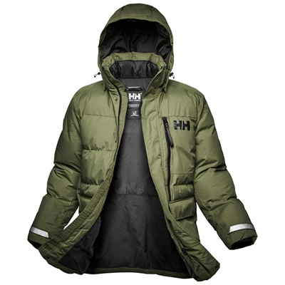 Pánské Zimní Bundy Helly Hansen Tromsoe Šedé / Zelene | XNQAE-5819